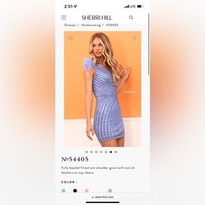 2021 Sherri Hill size 4 hoco dress, could fit 4-6.